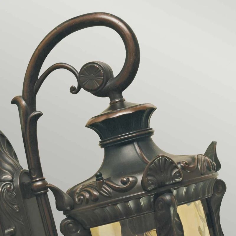 Elstead Lighting LED Wand Buitenlamp Philadelphia | 1X E27 Max 60W | IP44 | Dimbaar | Old Bronze