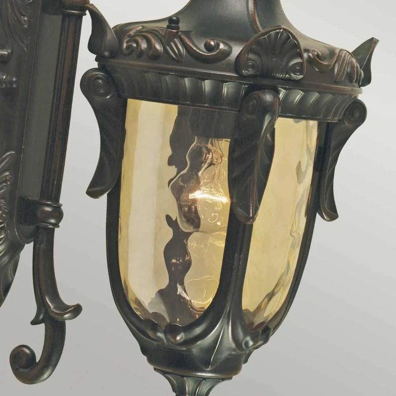 Elstead Lighting LED Wand Buitenlamp Philadelphia | 1X E27 Max 60W | IP44 | Dimbaar | Old Bronze