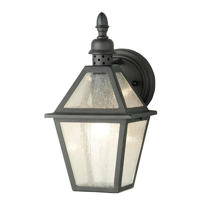Elstead Lighting LED Wand Buitenlamp Polruan | 1X E27 Max 60W | IP44 | Dimbaar | Mud Black