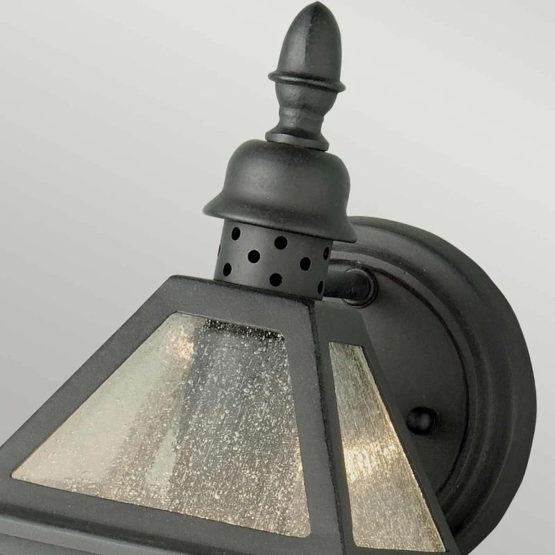 Elstead Lighting LED Wand Buitenlamp Polruan | 1X E27 Max 60W | IP44 | Dimbaar | Mud Black