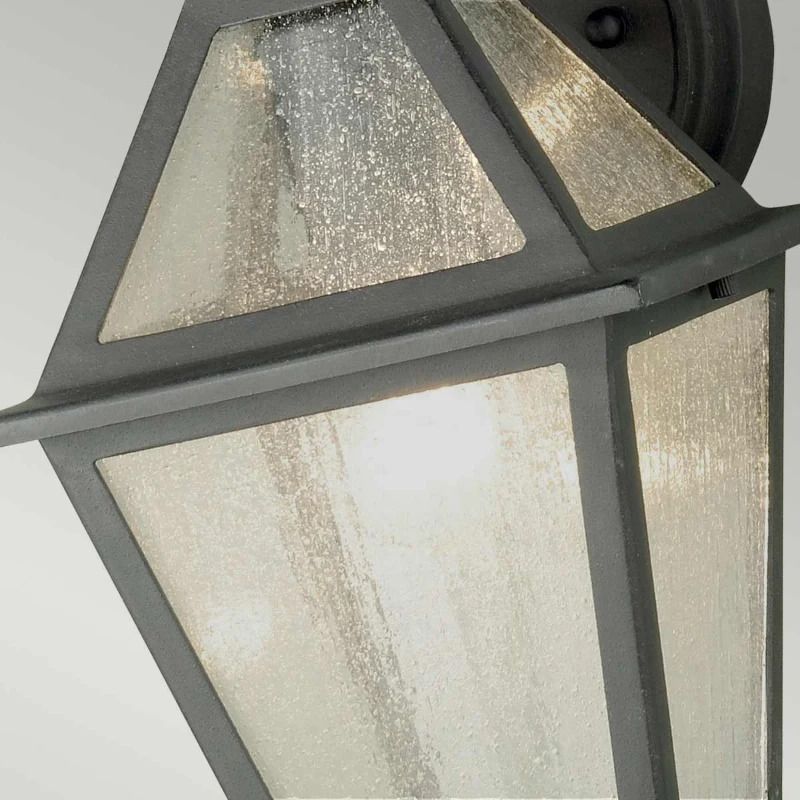 Elstead Lighting LED Wand Buitenlamp Polruan | 1X E27 Max 60W | IP44 | Dimbaar | Mud Black