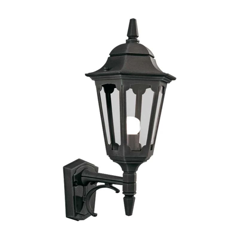 Elstead Lighting LED Wand Buitenlamp Parish | 1X E27 Max 60W | IP44 | Dimbaar | Black