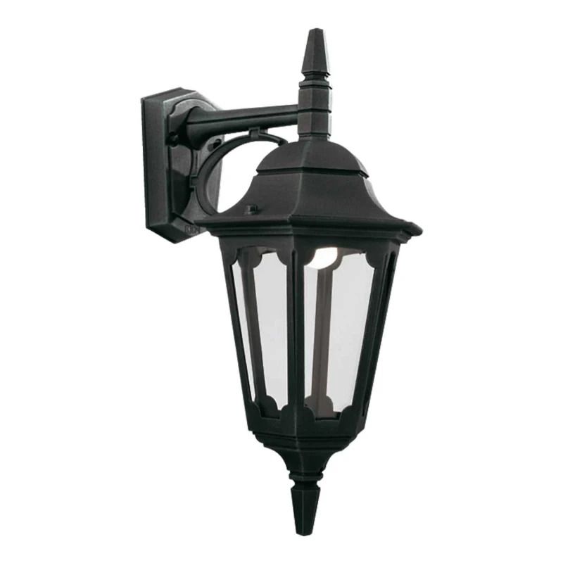 Elstead Lighting LED Wand Buitenlamp Parish | 1X E27 Max 60W | IP44 | Dimbaar | Black