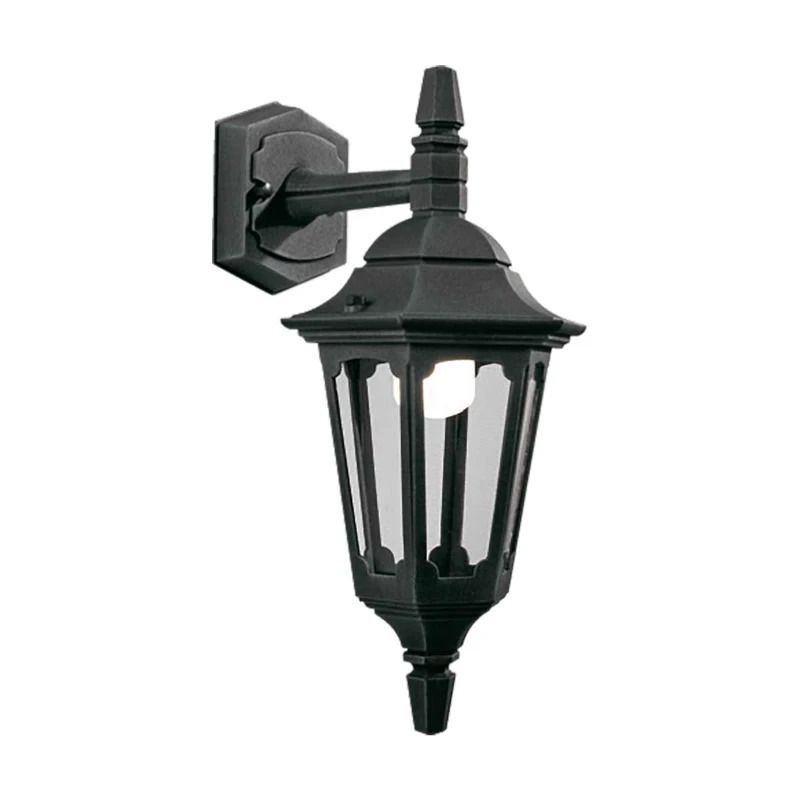 Elstead Lighting LED Wand Buitenlamp Parish Mini | 1X E27 Max 60W | IP44 | Dimbaar | Black