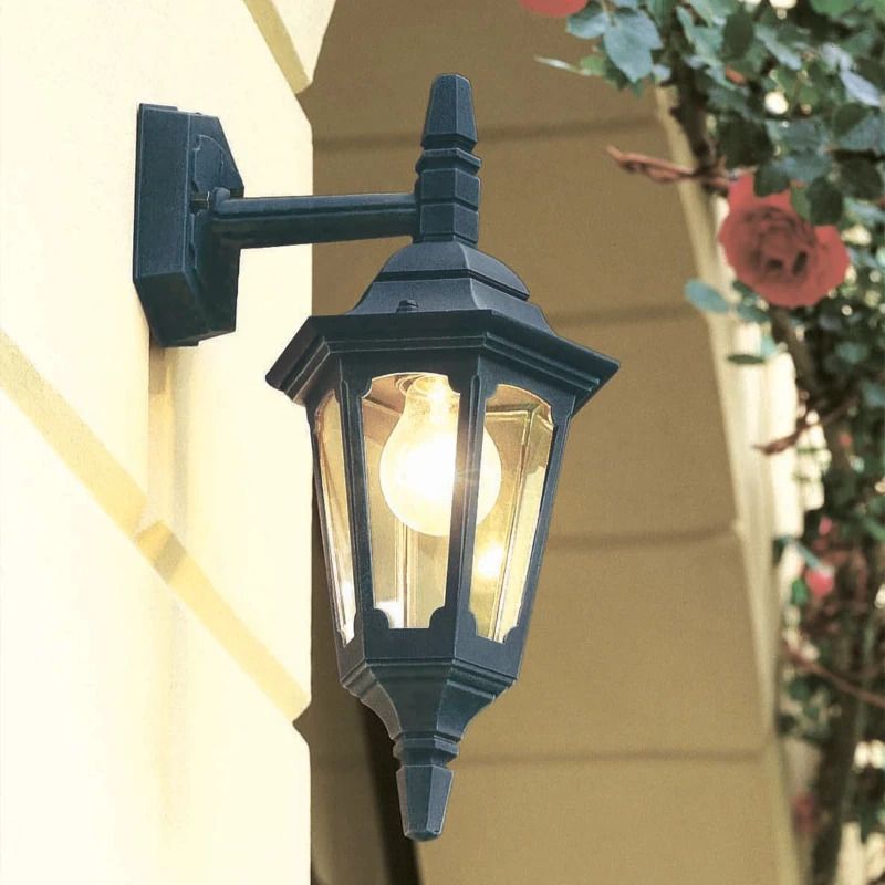 Elstead Lighting LED Wand Buitenlamp Parish Mini | 1X E27 Max 60W | IP44 | Dimbaar | Black