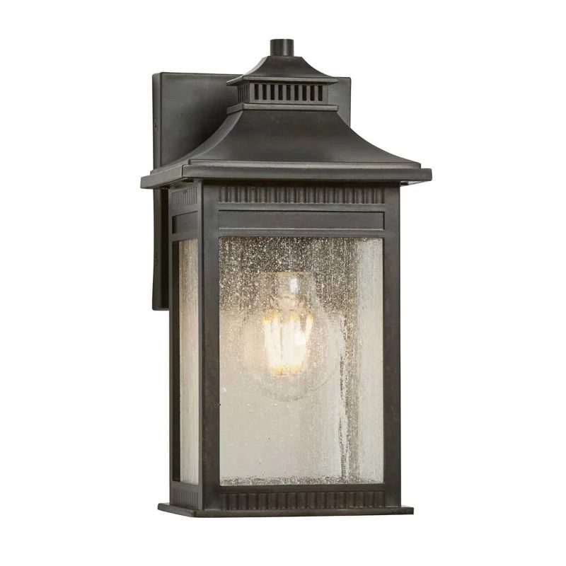 Quoizel LED Wand Buitenlamp Livingston | 1X E27 Max 60W | IP44 | Dimbaar | Imperial Bronze