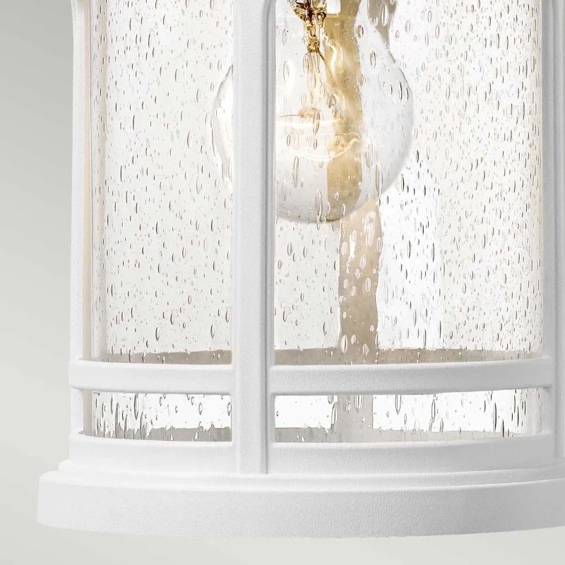 Quoizel LED Wand Buitenlamp Marblehead | 1X E27 Max 60W | IP44 | Dimbaar | White