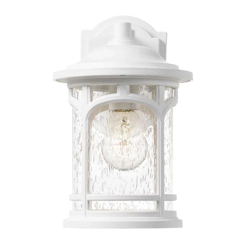 Quoizel LED Wand Buitenlamp Marblehead | 1X E27 Max 60W | IP44 | Dimbaar | White