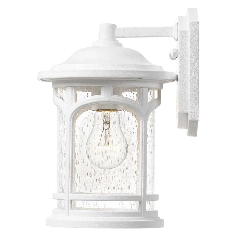 Quoizel LED Wand Buitenlamp Marblehead | 1X E27 Max 60W | IP44 | Dimbaar | White