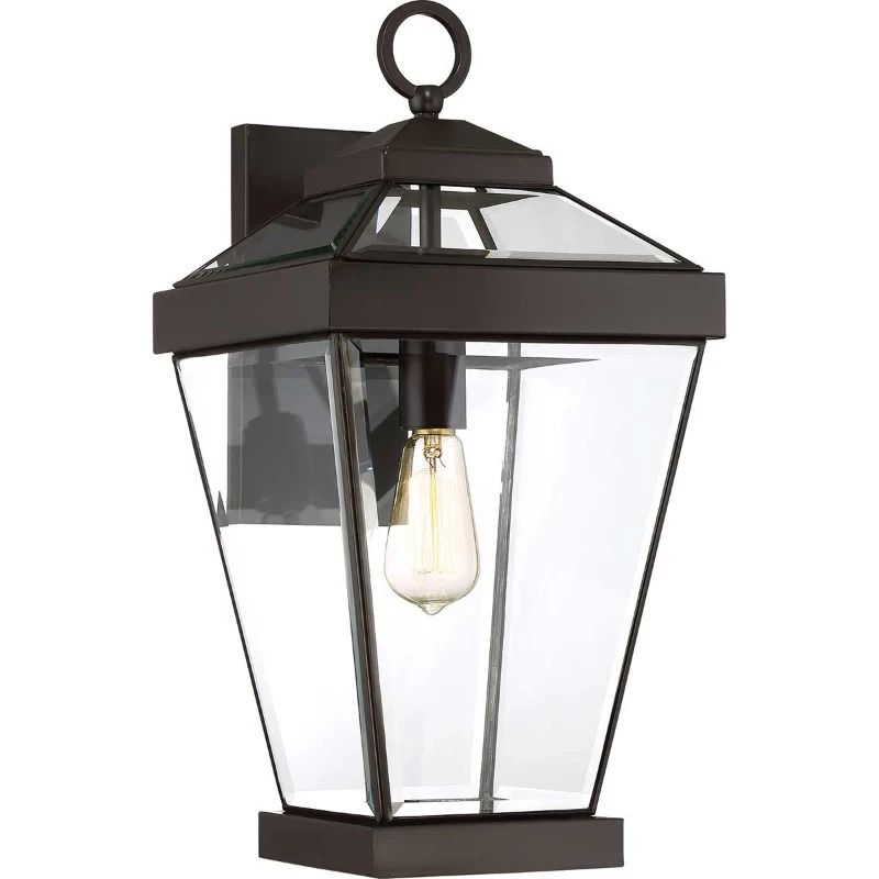 Quoizel LED Wand Buitenlamp Ravine | 1X E27 Max 60W | IP44 | Dimbaar | Western Bronze