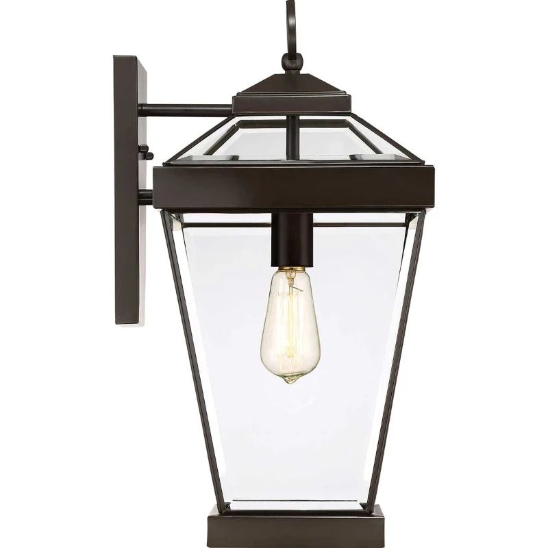Quoizel LED Wand Buitenlamp Ravine | 1X E27 Max 60W | IP44 | Dimbaar | Western Bronze