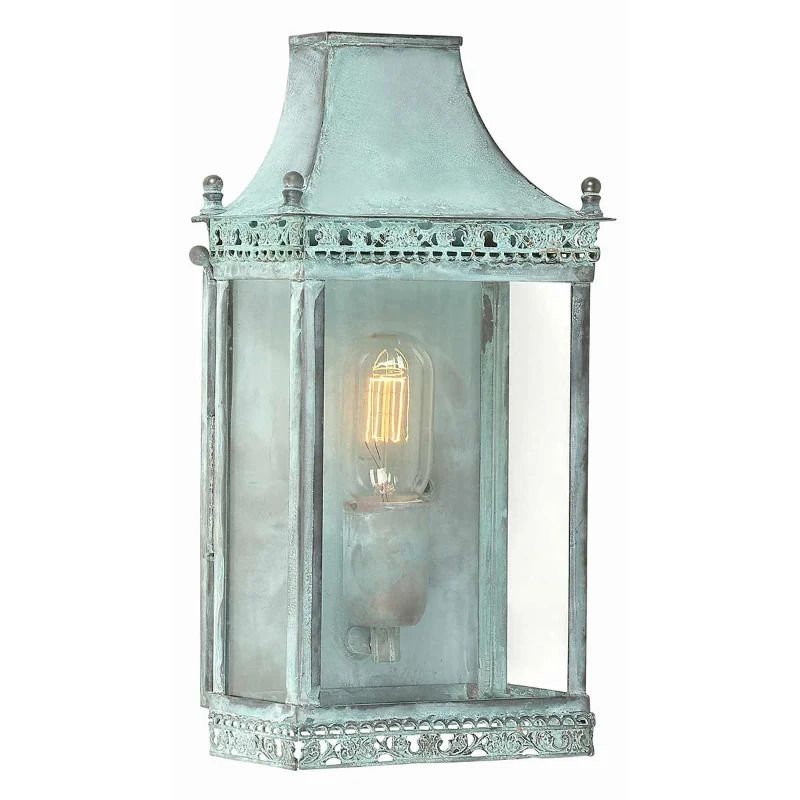 Elstead Lighting LED Wand Buitenlamp Regents Park | 1X E27 Max 60W | IP44 | Dimbaar | Verdigris