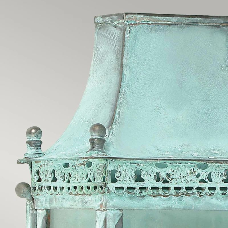 Elstead Lighting LED Wand Buitenlamp Regents Park | 1X E27 Max 60W | IP44 | Dimbaar | Verdigris
