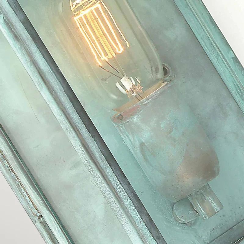 Elstead Lighting LED Wand Buitenlamp Regents Park | 1X E27 Max 60W | IP44 | Dimbaar | Verdigris