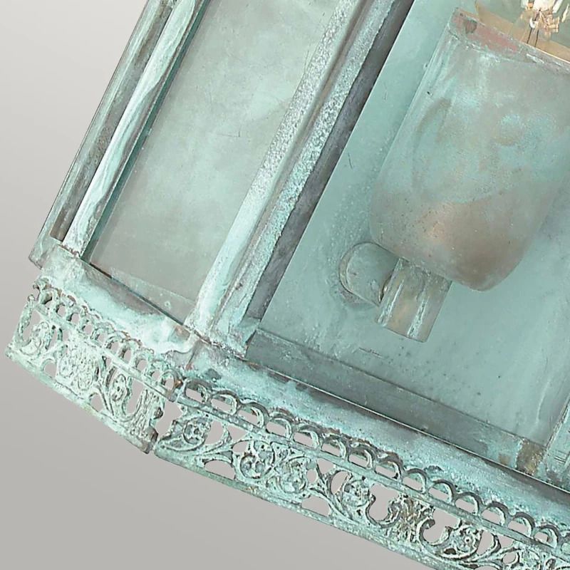Elstead Lighting LED Wand Buitenlamp Regents Park | 1X E27 Max 60W | IP44 | Dimbaar | Verdigris
