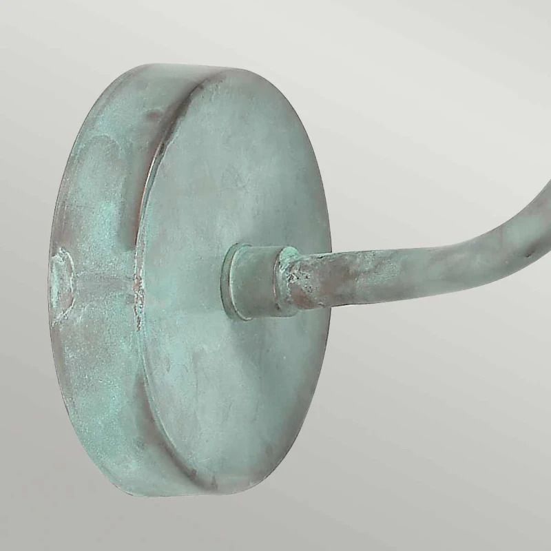 Elstead Lighting LED Wand Buitenlamp Sheldon | 1X E27 Max 60W | IP44 | Dimbaar | Verdigris