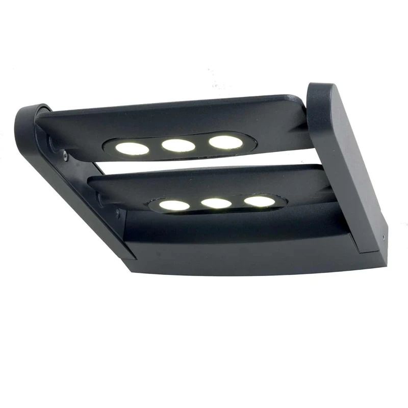 Elstead Lighting LED Wand Buitenlamp Sigmund | 3W 3000K 1210Lm 830 | Graphite