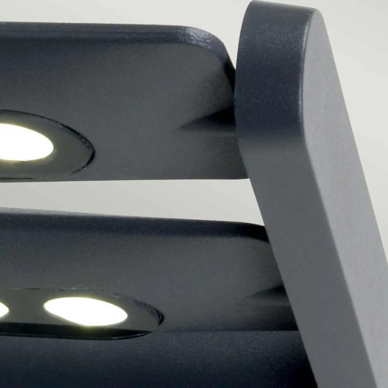 Elstead Lighting LED Wand Buitenlamp Sigmund | 3W 3000K 1210Lm 830 | Graphite