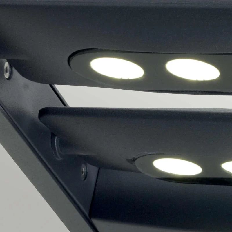 Elstead Lighting LED Wand Buitenlamp Sigmund | 3W 3000K 1210Lm 830 | Graphite