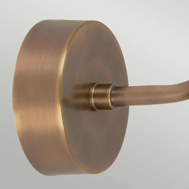 Elstead Lighting LED Wand Buitenlamp Somerton | 1X E27 Max 60W | IP44 | Dimbaar | Aged Brass