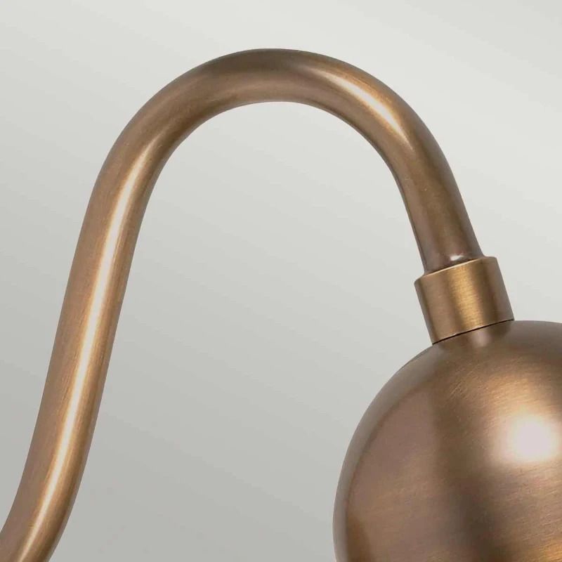 Elstead Lighting LED Wand Buitenlamp Somerton | 1X E27 Max 60W | IP44 | Dimbaar | Aged Brass