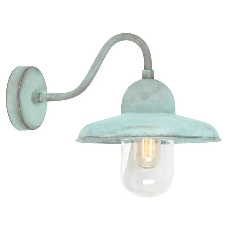 Elstead Lighting LED Wand Buitenlamp Somerton | 1X E27 Max 60W | IP44 | Dimbaar | Verdigris