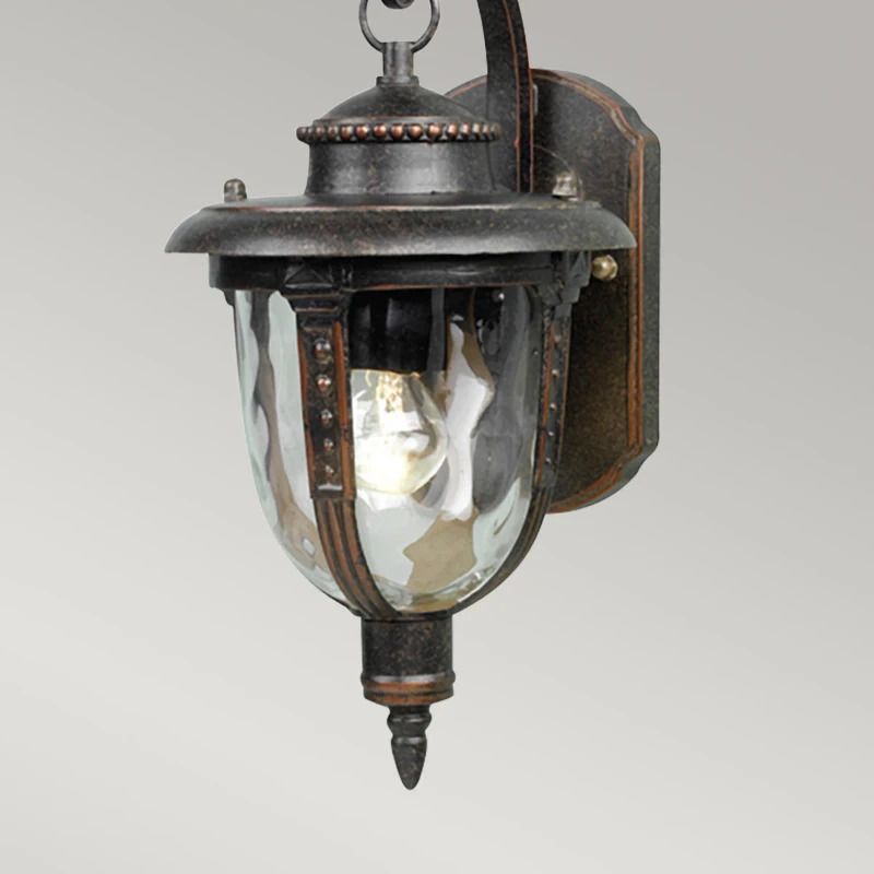 Elstead Lighting LED Wand Buitenlamp St Louis | 1X E27 Max 60W | IP44 | Dimbaar | Weathered Bronze