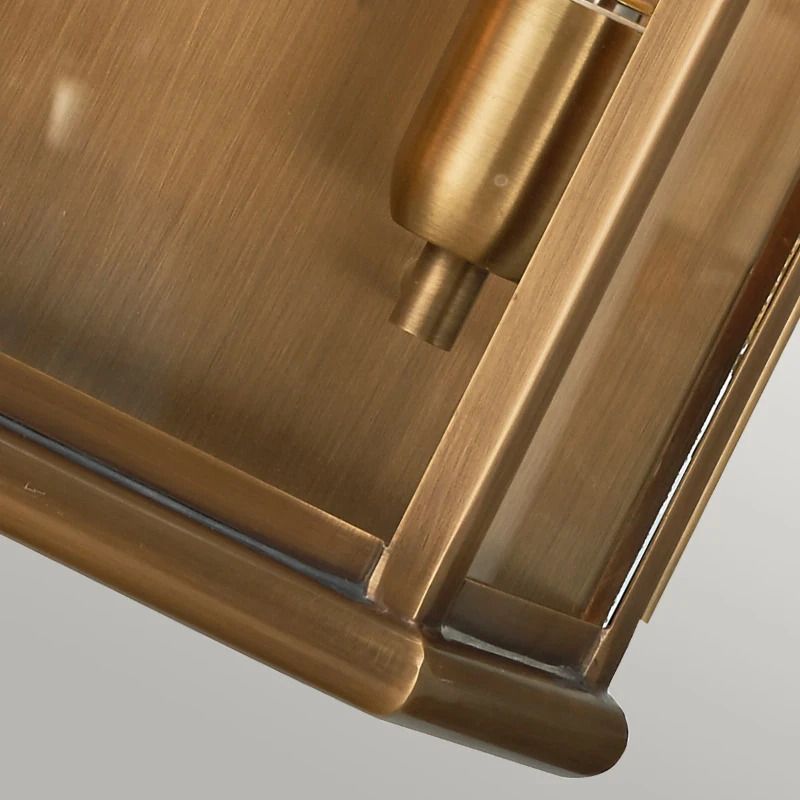 Elstead Lighting LED Wand Buitenlamp St Martins | 2X E27 Max 60W | IP44 | Dimbaar | Aged Brass