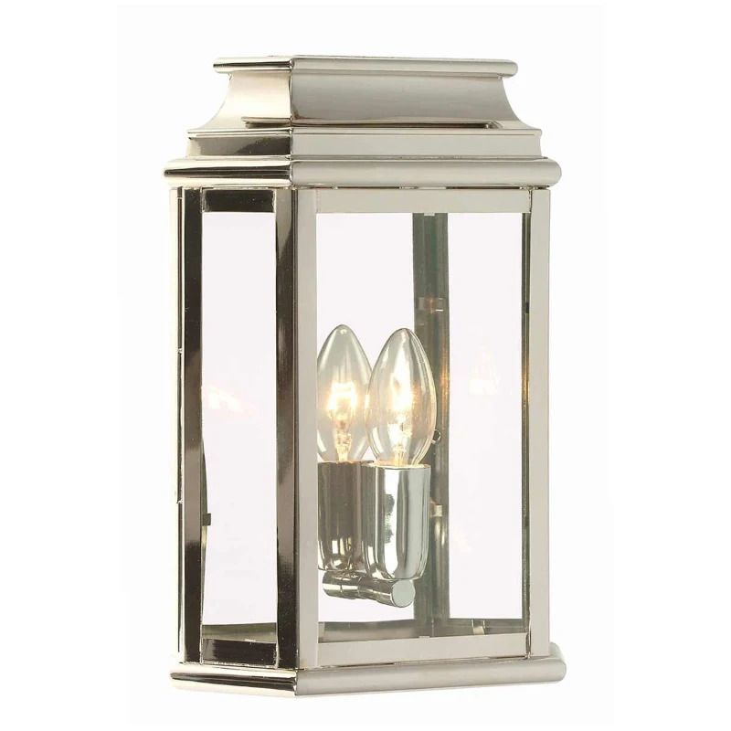 Elstead Lighting LED Wand Buitenlamp St Martins | 1X E27 Max 60W | IP44 | Dimbaar | Polished Nickel