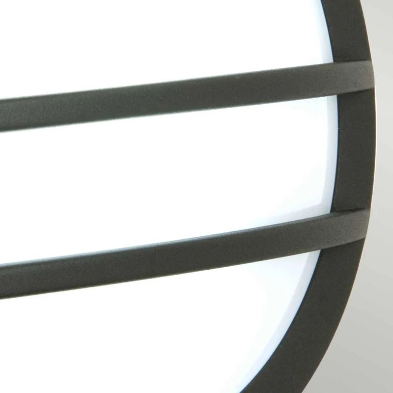 Elstead Lighting LED Plafond/Wand Buitenlamp Sven | 1X E27 Max 60W | Dimbaar | Graphite