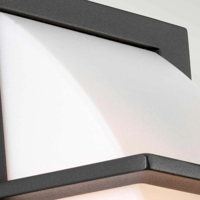Elstead Lighting LED Wand Buitenlamp Sven | 1X E27 Max 60W | Dimbaar | Graphite