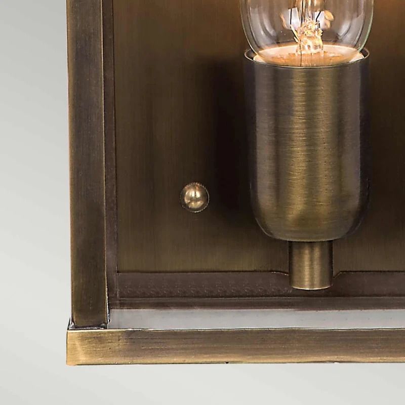 Elstead Lighting LED Wand Buitenlamp Victoria | 1X E27 Max 60W | IP44 | Dimbaar | Aged Brass