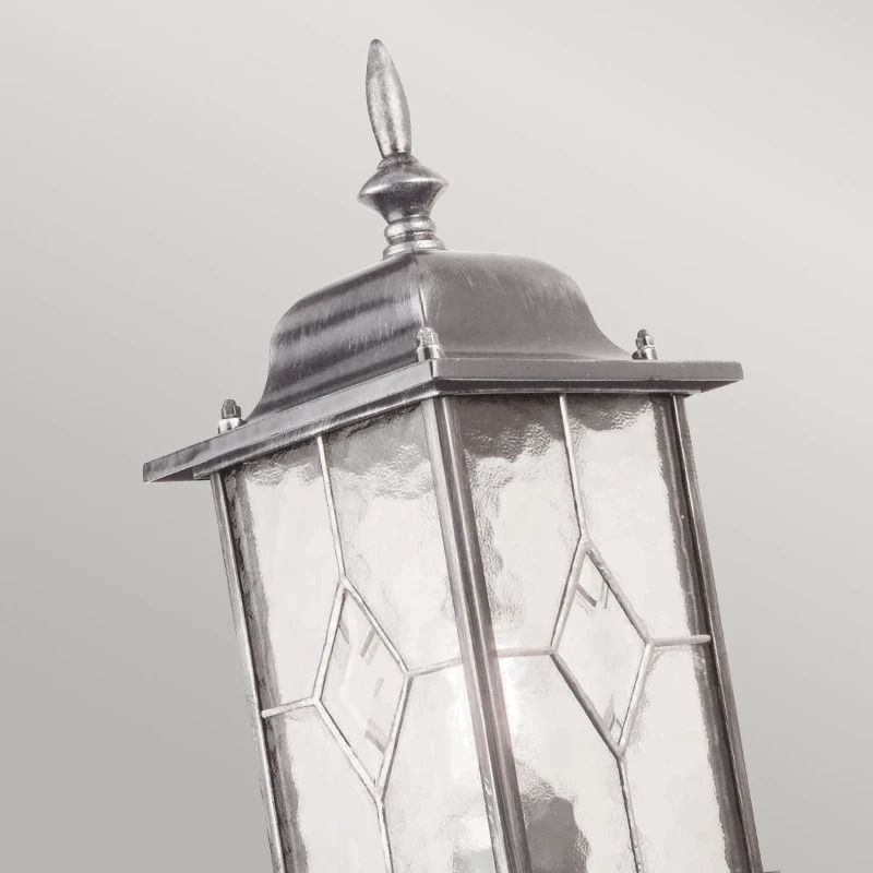 Elstead Lighting LED Wand Buitenlamp Wexford | 1X E27 Max 60W | IP44 | Dimbaar | Black/Silver