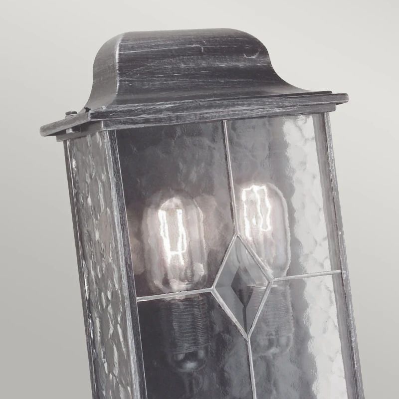 Elstead Lighting LED Buitenlamp Wexford | 2X E27 Max 60W | Dimbaar | Black/Silver