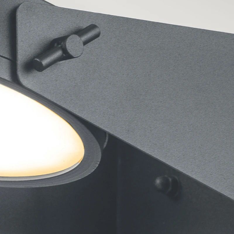 Elstead Lighting LED Wand Buitenlamp Zola | 16.5W 3000K 1500Lm 830 | IP44 | Grey