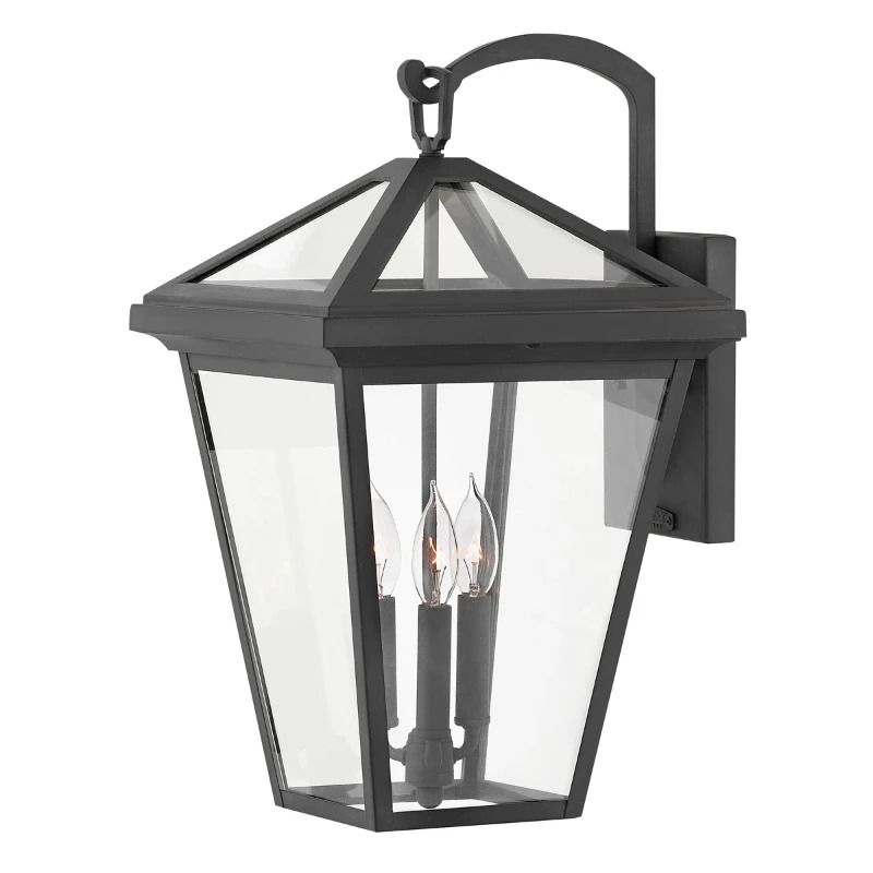 Hinkley LED Wand Buitenlamp Alford Place | 3X E14 Max 40W | IP44 | Dimbaar | Museum Black