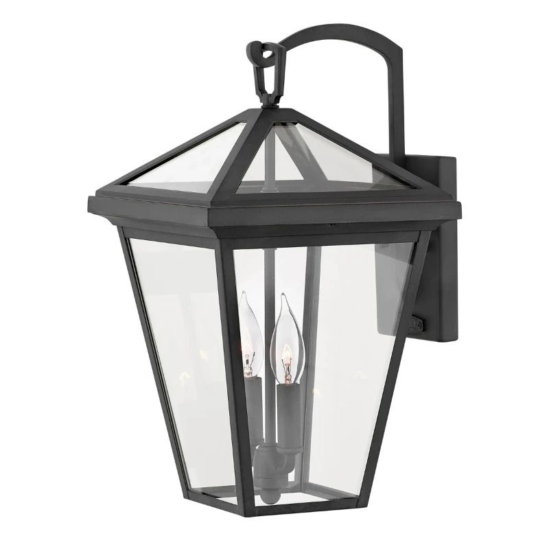 Hinkley LED Wand Buitenlamp Alford Place | 2X E14 Max 40W | IP44 | Dimbaar | Museum Black