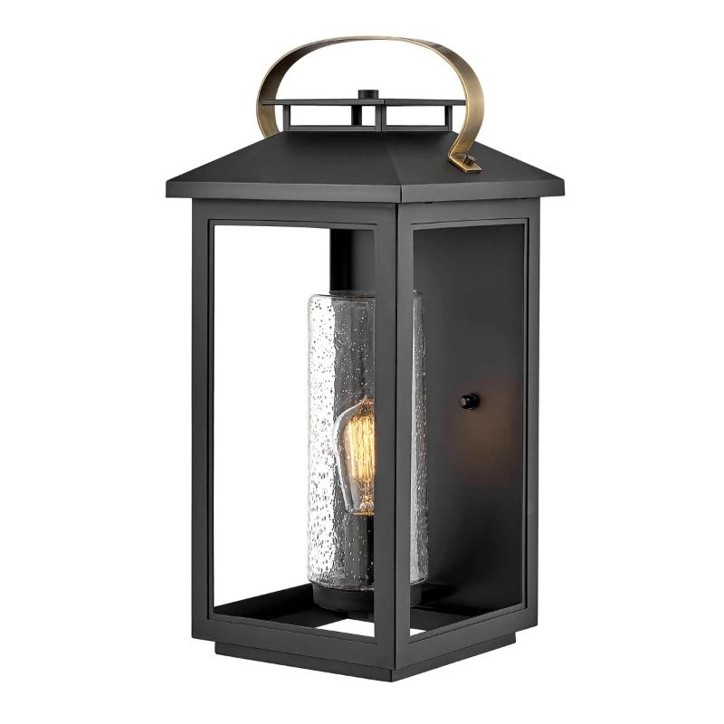 Hinkley LED Wand Buitenlamp Atwater | 1X E27 Max 60W | IP44 | Dimbaar | Black
