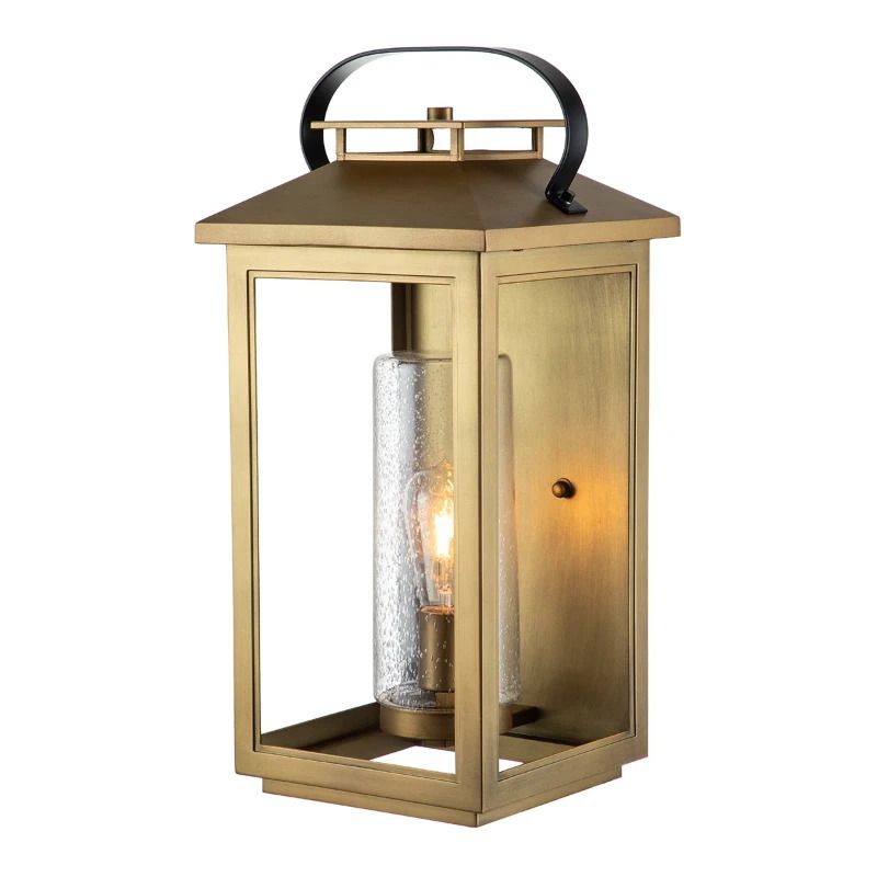 Hinkley LED Wand Buitenlamp Atwater | 1X E27 Max 60W | IP44 | Dimbaar | Painted Distressed Brass