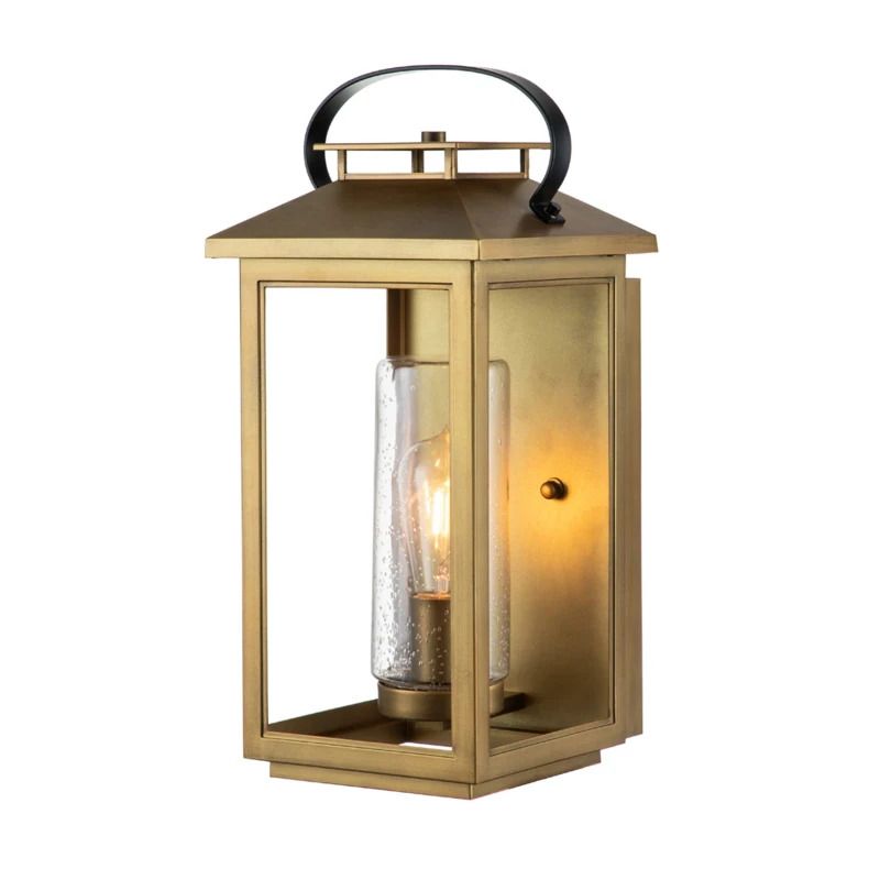 Hinkley LED Wand Buitenlamp Atwater | 1X E27 Max 60W | IP44 | Dimbaar | Painted Distressed Brass