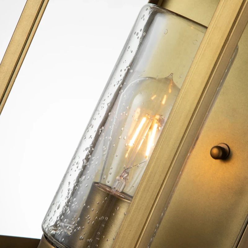 Hinkley LED Wand Buitenlamp Atwater | 1X E27 Max 60W | IP44 | Dimbaar | Painted Distressed Brass