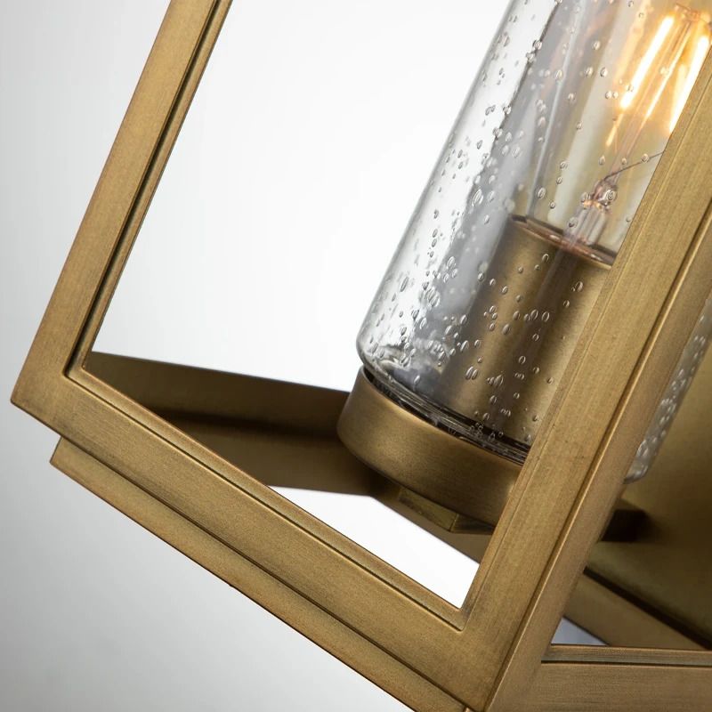 Hinkley LED Wand Buitenlamp Atwater | 1X E27 Max 60W | IP44 | Dimbaar | Painted Distressed Brass