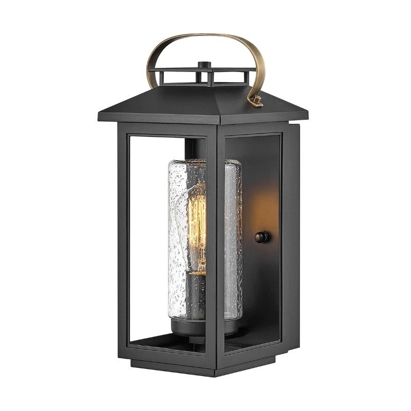 Hinkley LED Wand Buitenlamp Atwater | 1X E27 Max 60W | IP44 | Dimbaar | Black