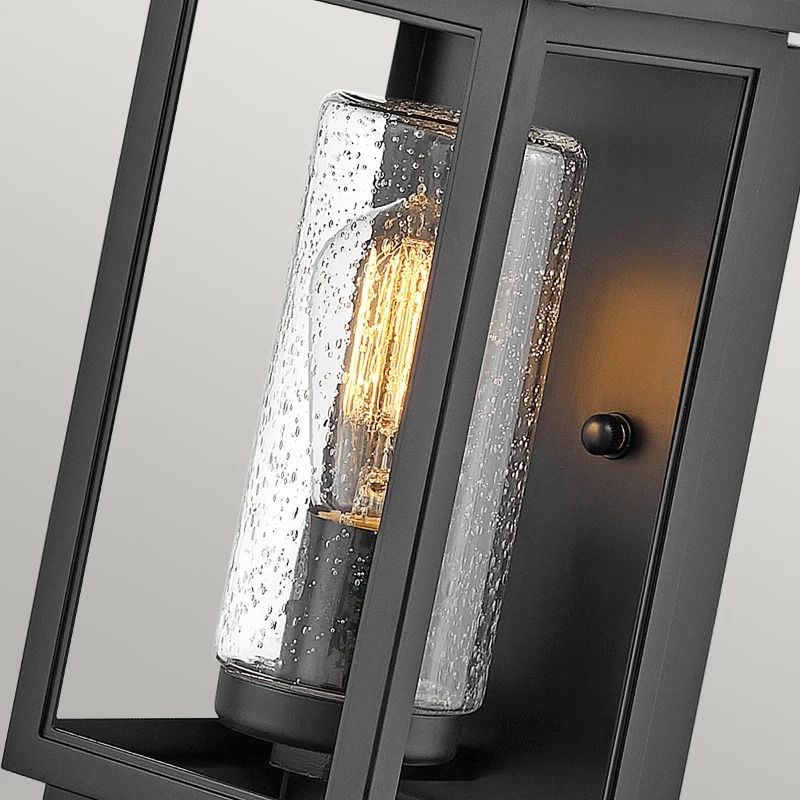 Hinkley LED Wand Buitenlamp Atwater | 1X E27 Max 60W | IP44 | Dimbaar | Black