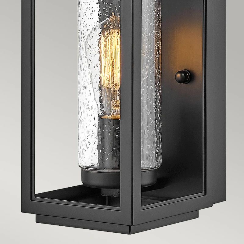 Hinkley LED Wand Buitenlamp Atwater | 1X E27 Max 60W | IP44 | Dimbaar | Black