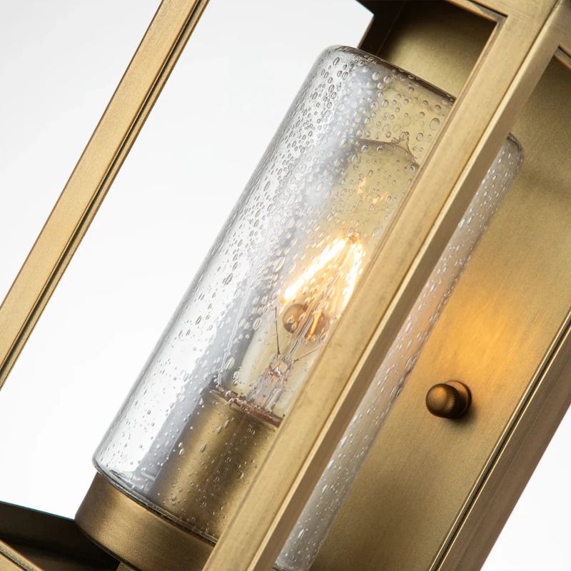 Hinkley LED Wand Buitenlamp Atwater | 1X E27 Max 60W | IP44 | Dimbaar | Painted Distressed Brass