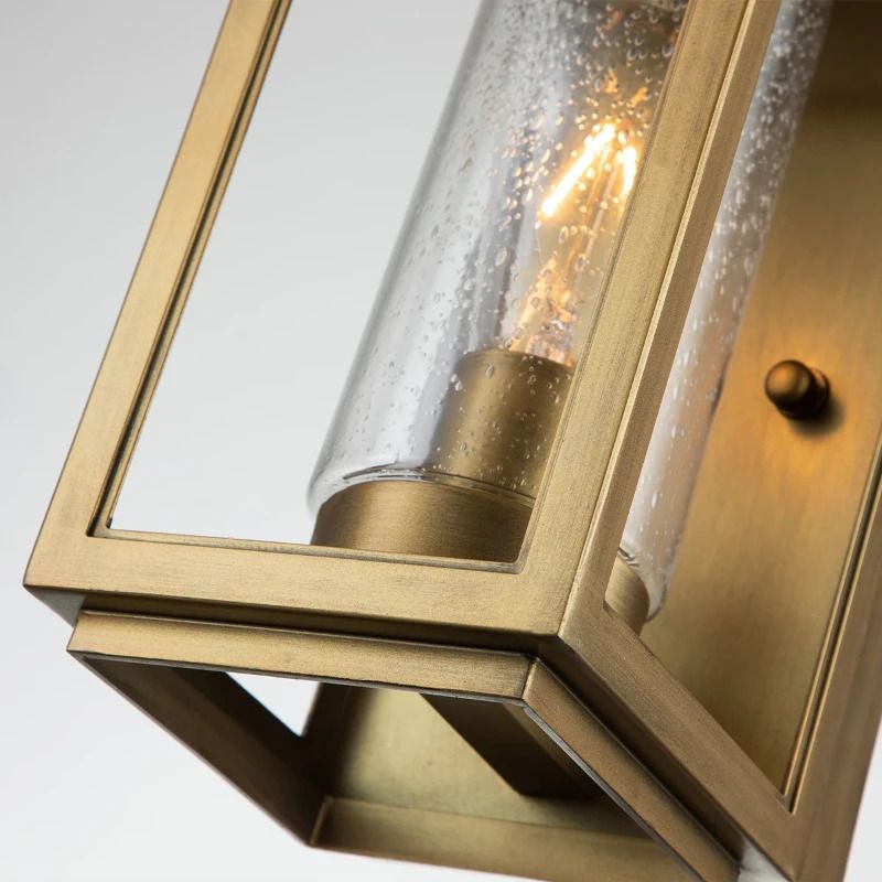 Hinkley LED Wand Buitenlamp Atwater | 1X E27 Max 60W | IP44 | Dimbaar | Painted Distressed Brass