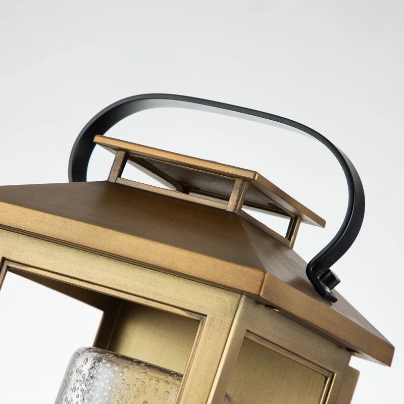 Hinkley LED Wand Buitenlamp Atwater | 1X E27 Max 60W | IP44 | Dimbaar | Painted Distressed Brass