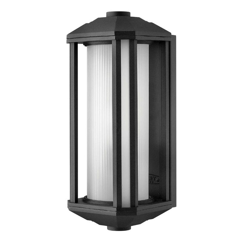 Hinkley LED Wand Buitenlamp Castelle | 1X E27 Max 60W | IP44 | Dimbaar | Black