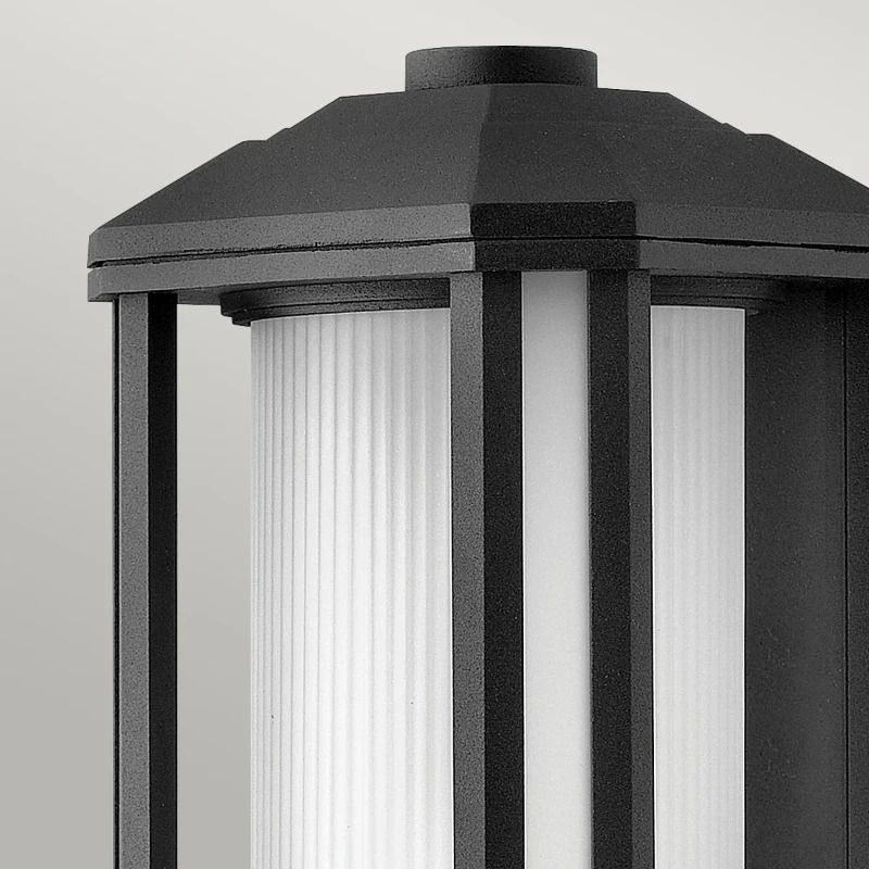 Hinkley LED Wand Buitenlamp Castelle | 1X E27 Max 60W | IP44 | Dimbaar | Black